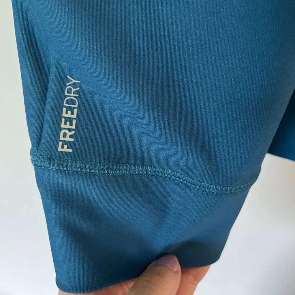 Eddie‎ Bauer Jacket Size XL Mens Teal Blue Motion Full Zip Freedry Activewear